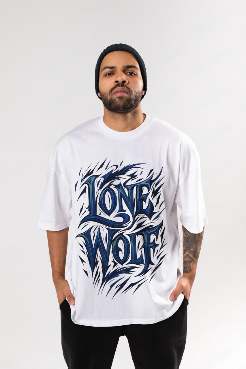 Lone Wolf oversized Graphic T-shirt