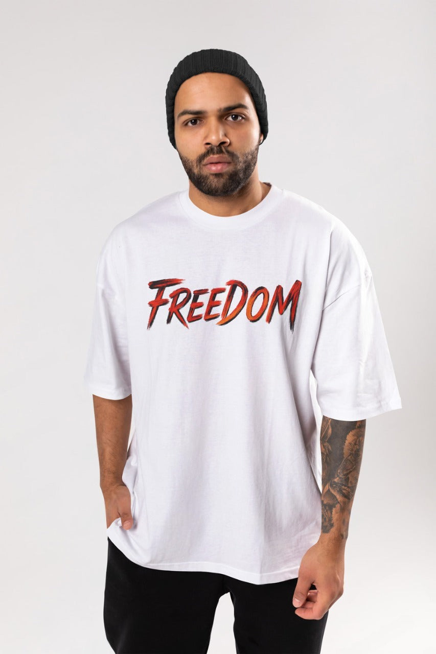 Freedom oversized Graphic T-shirt