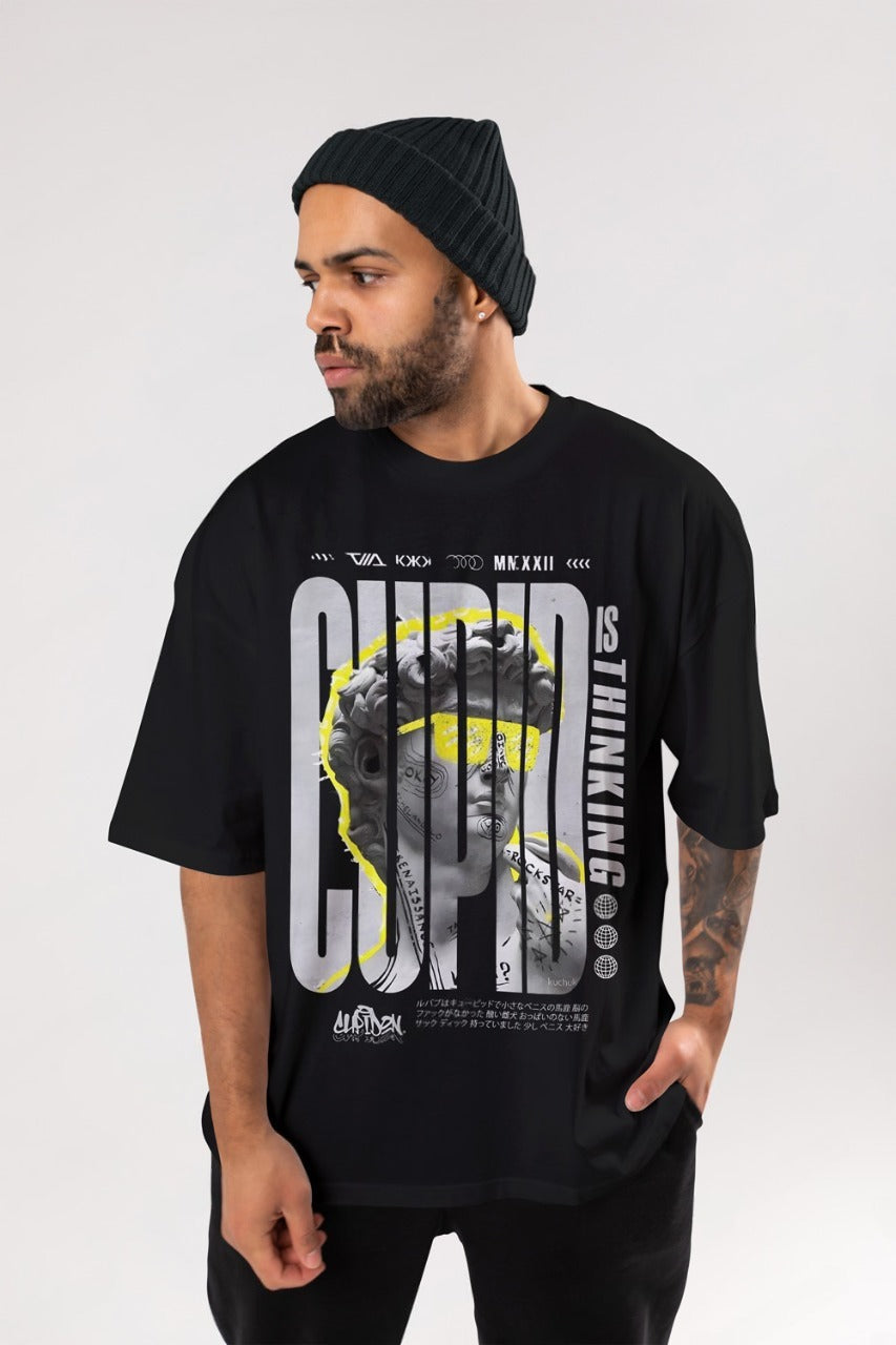 CUPID Oversized Typography  T-Shirt
