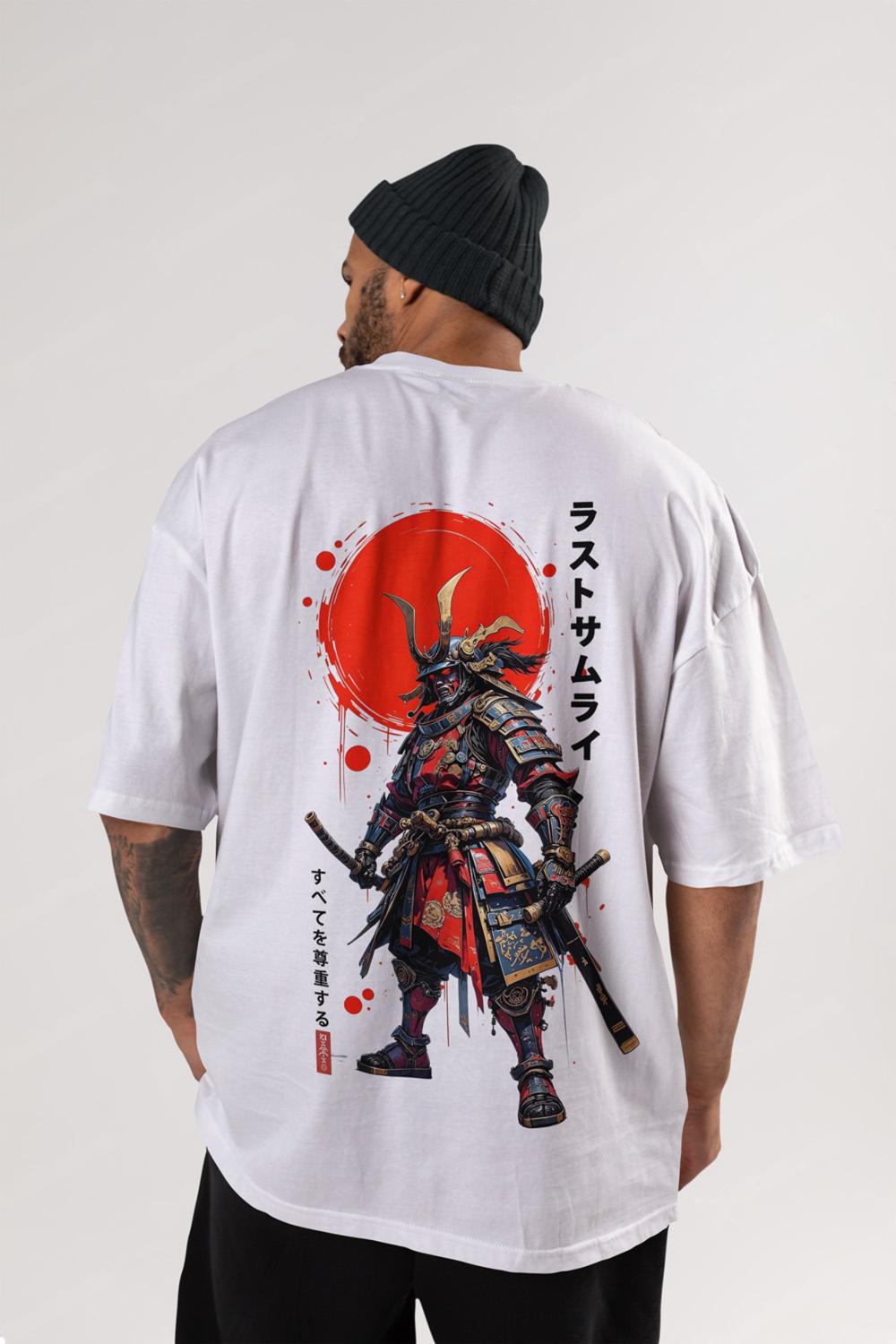 Samurai Oversized Graphic T-Shirt