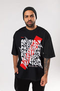 PASSION oversize typography T-shirt