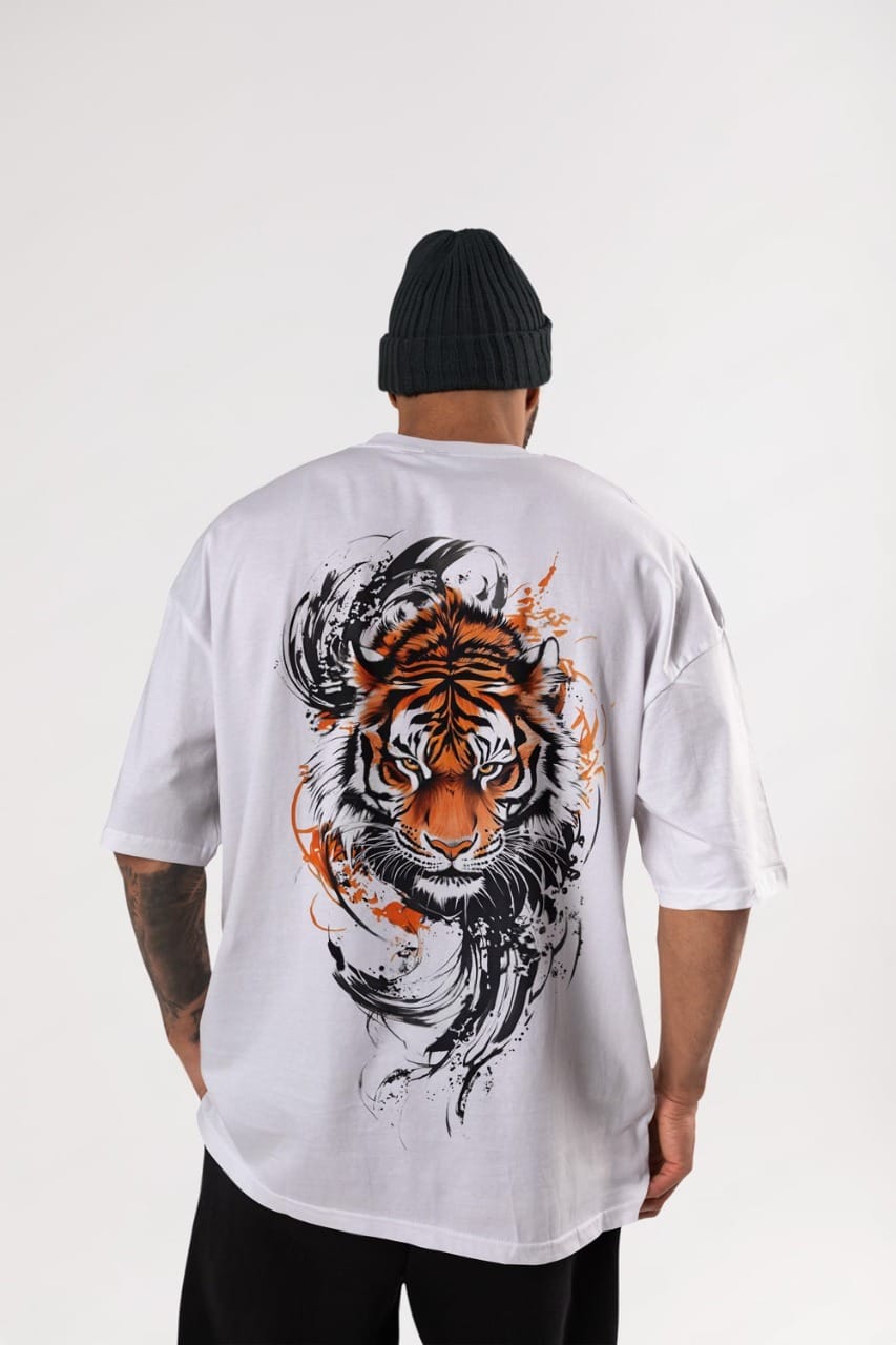 Tiger ink back print
